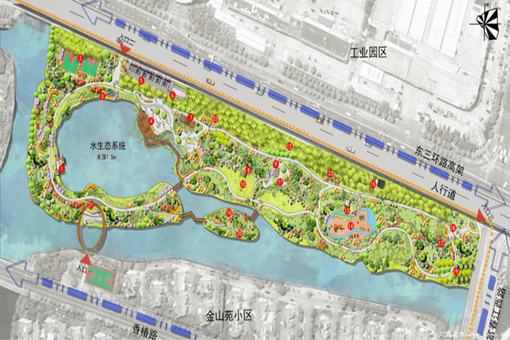 蘇州這座縣級市在建一座公園，占地約5萬平方米，預計2021年建成
