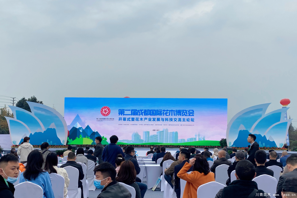 第二屆成都國際花木博覽會在溫江區鎮子鄉盛大啟幕